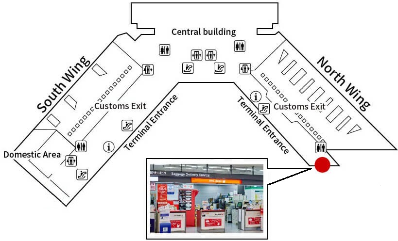 map of jtb Travel Center