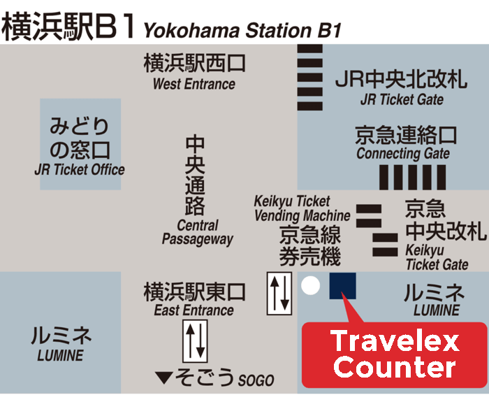 map of jtb Travel Center